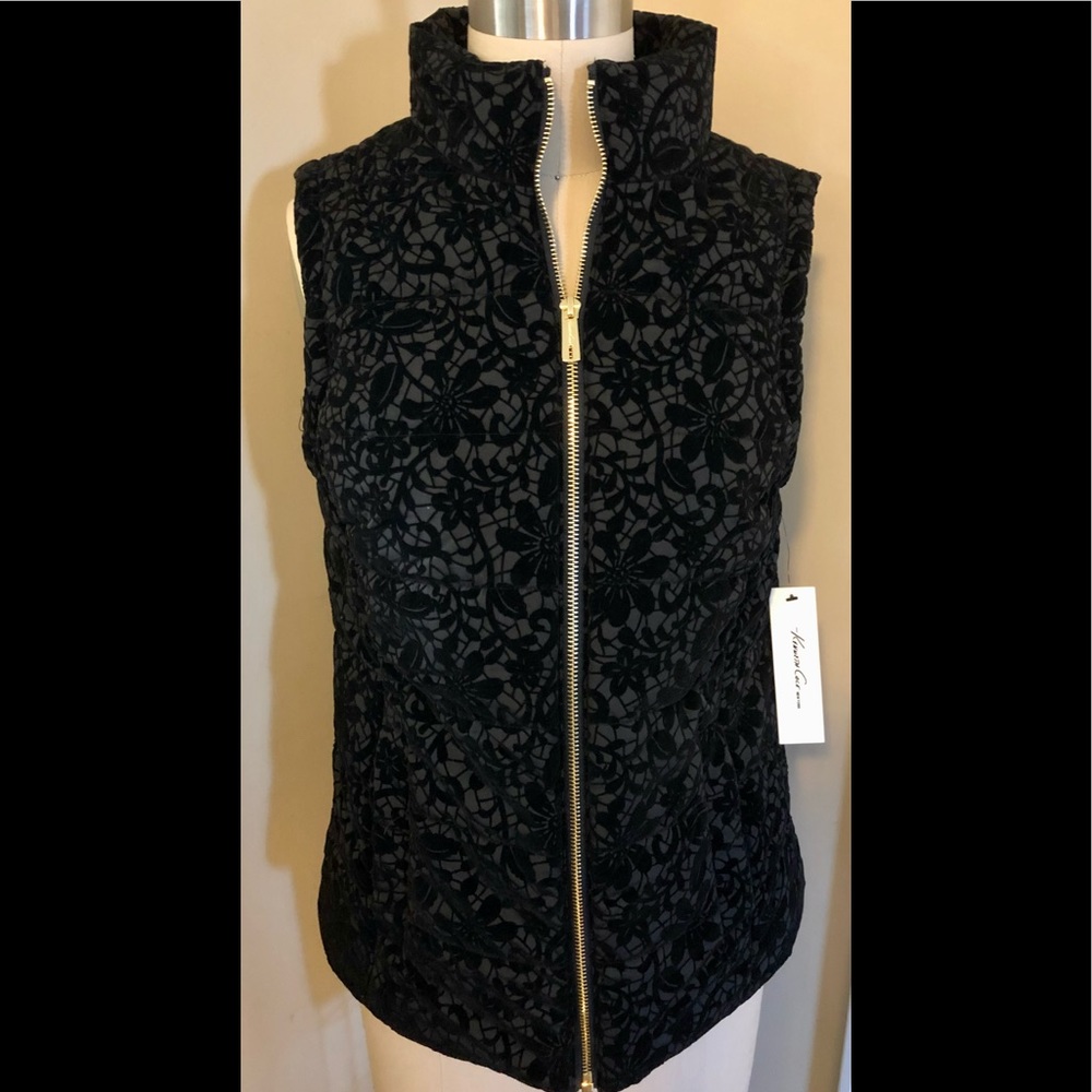 Sm & M Kenneth Cole Black Puffer Vests